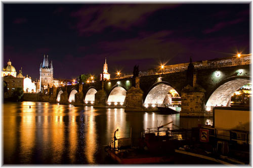 Charles Bridge at Night