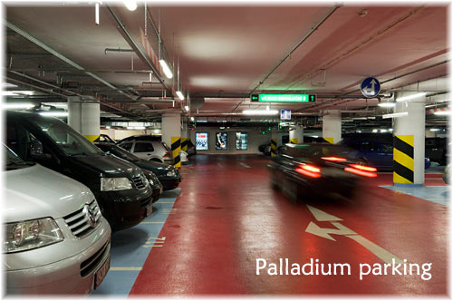 Palladium Prague parking