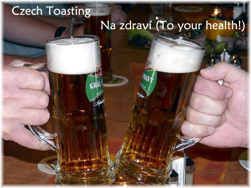 Beer Toasting in Prague