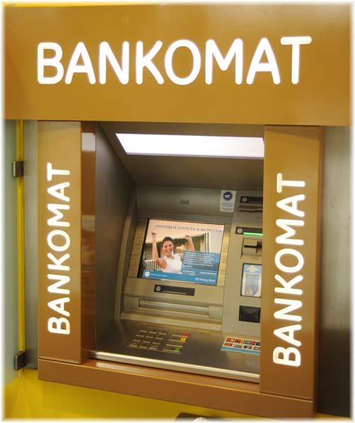 Atm in Prague