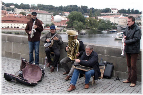 Charles Bridge Musicans