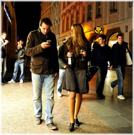 Drinking at public, Prague