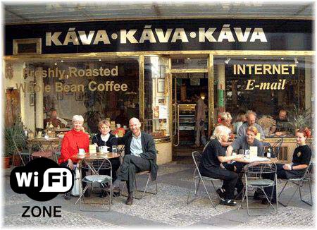 Internet Cafe in Prague