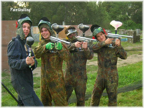 Paintballing Prague