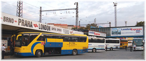 Bus Prague London