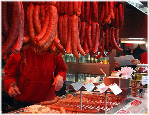 Sausage stalls
