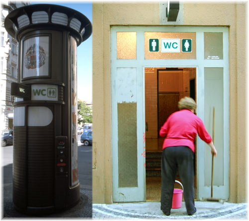 public toilet in prague